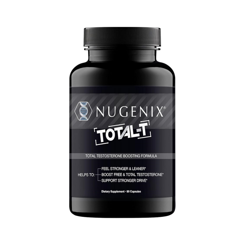 Nugenix Total-T, Free and Total Testosterone Booster Supplement for Men, 90 Count