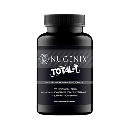 Nugenix Total-T, Free and Total Testosterone Booster Supplement for Men, 90 Count