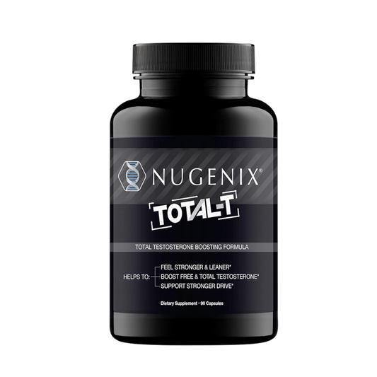 Nugenix Total-T, Free and Total Testosterone Booster Supplement for Men, 90 Count