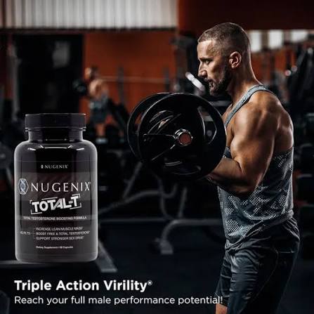 Nugenix Total-T, Free and Total Testosterone Booster Supplement for Men, 90 Count