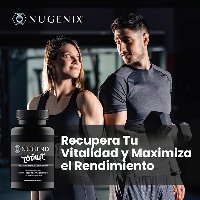 Nugenix Total-T, Free and Total Testosterone Booster Supplement for Men, 90 Count