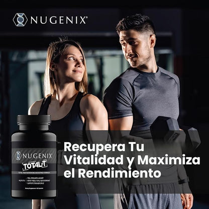 Nugenix Total-T, Free and Total Testosterone Booster Supplement for Men, 90 Count