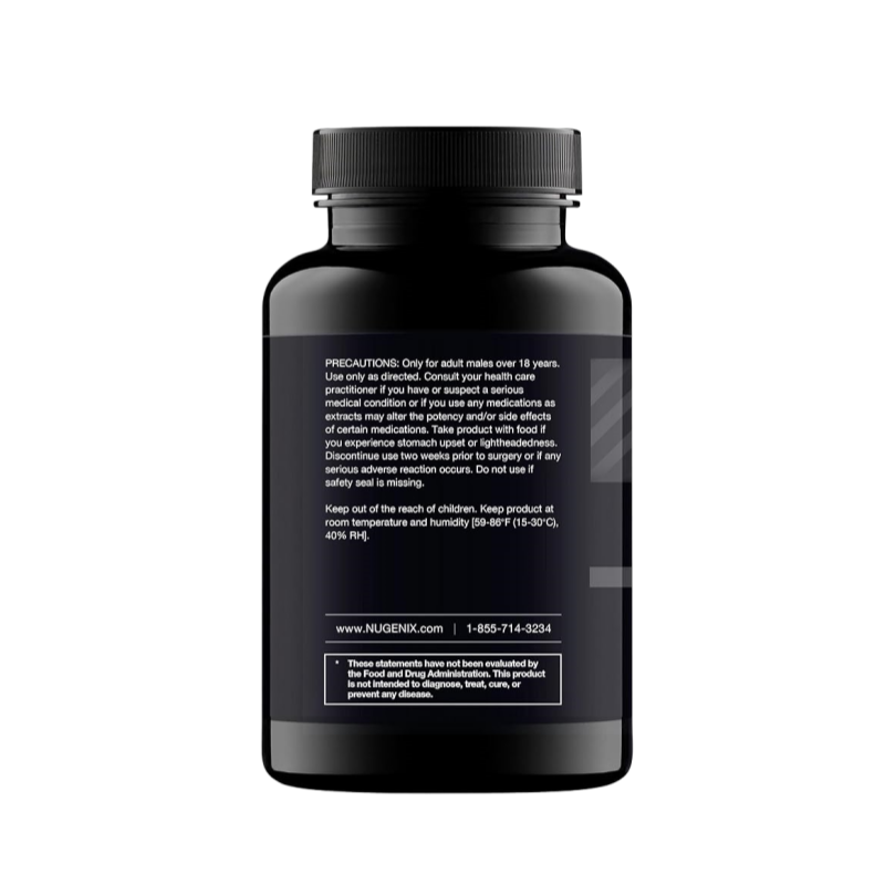 Nugenix Total-T, Free and Total Testosterone Booster Supplement for Men, 90 Count