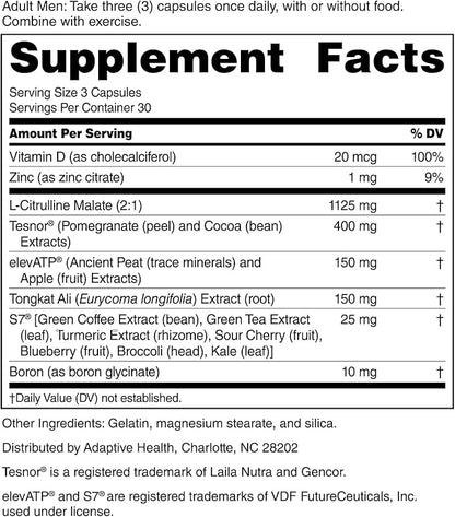 Nugenix Total-T2 - Testosterone Booster and Nitric Oxide Booster for Men